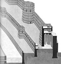 Walls of Constantinoples - the reconstruction